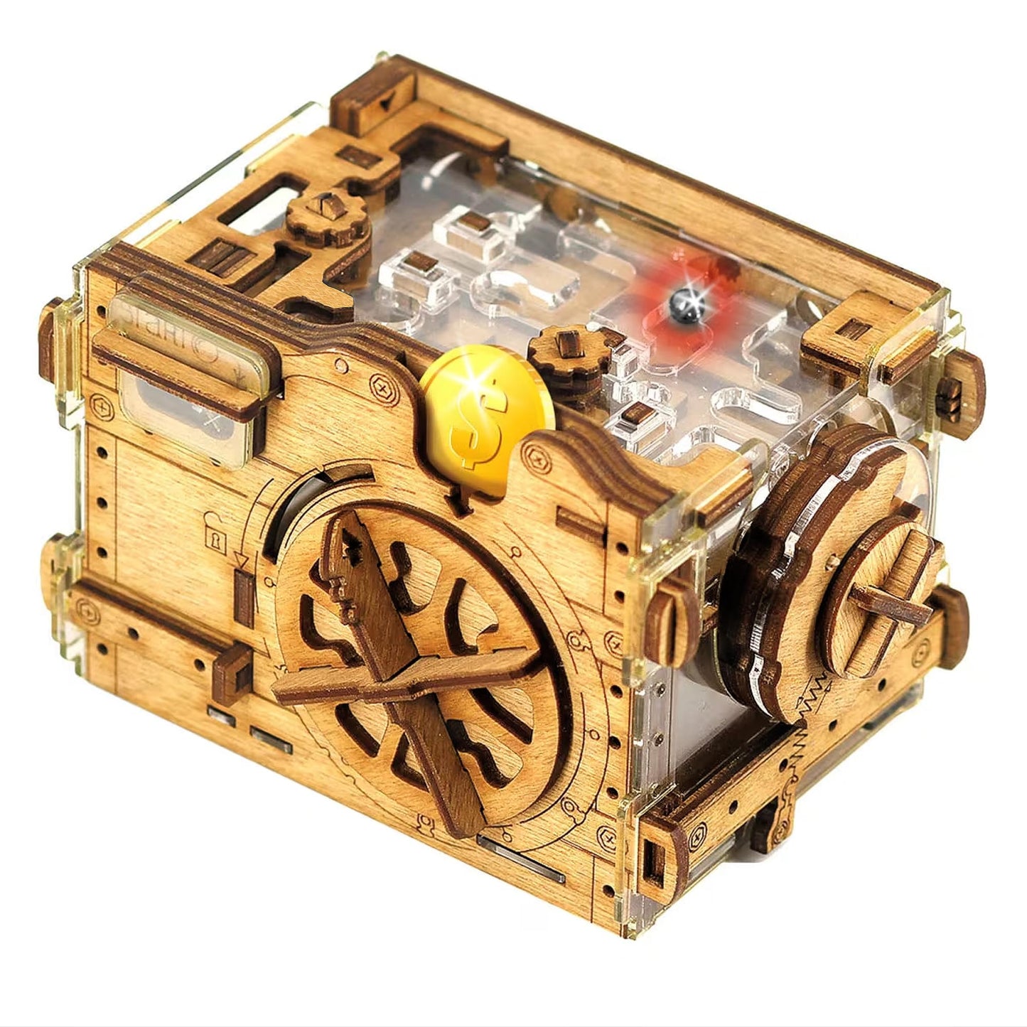 iDventure A-Maze-ing Safe | Puzzle Box for Adults | Creative Escape-Style Challenge | Unique 3D Puzzle for Memorable Gift Giving