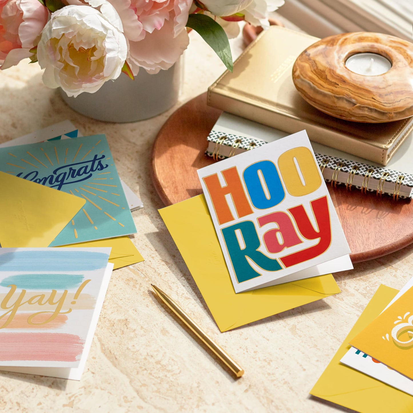 Hallmark Assorted Congratulations Cards (24 Cards with Envelopes) for Graduations, Promotions, Engagements, New Jobs, Baby Announcements