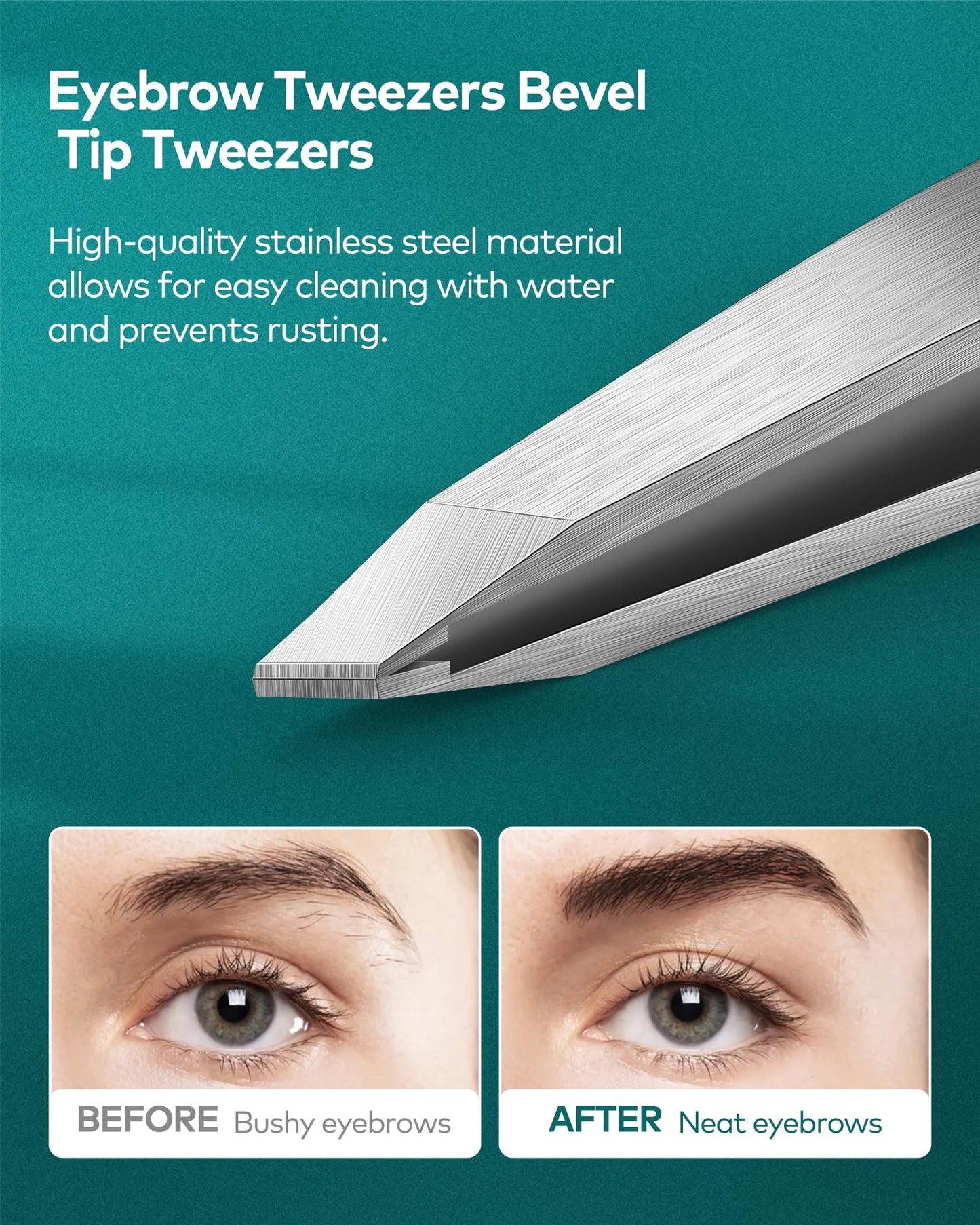 MR.GREEN Metal Nail File and Tweezers