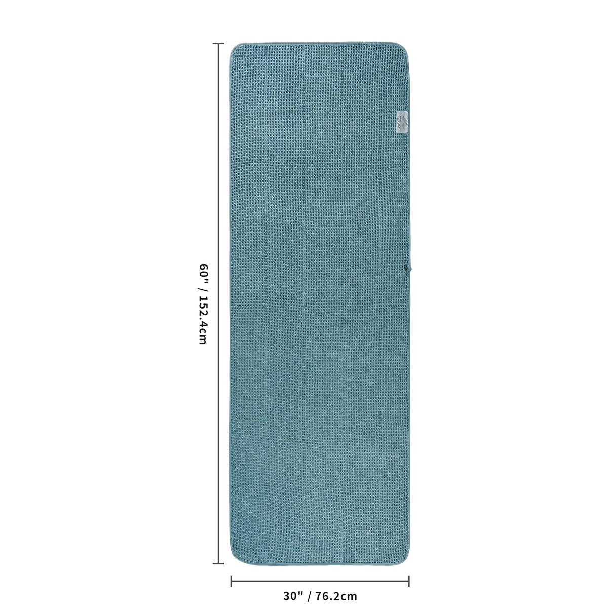 430 GSM Poly Blend Microfiber Quick Dry Waffle Bath Towel (4 Count)