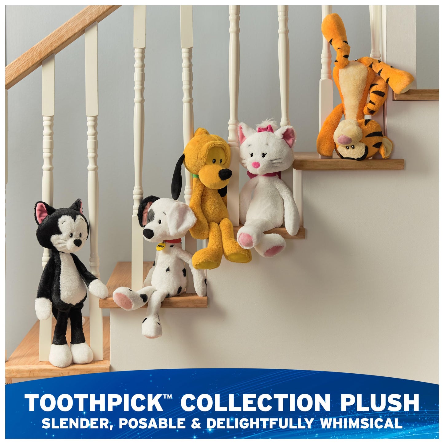 GUND Disney Official Pluto Toothpick Plush, Pluto Dog Stuffed Animal for Ages 1 and Up, Yellow, 15”