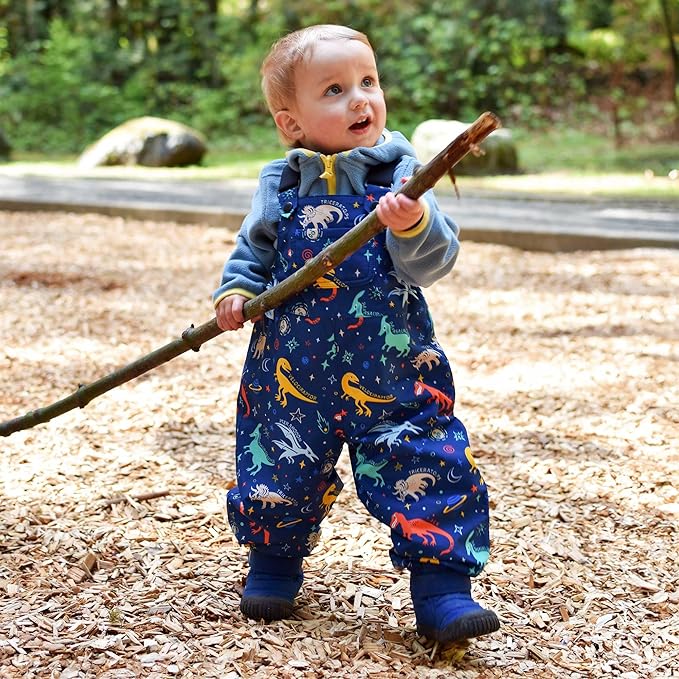 JAN & JUL Waterproof Rain Bib Pants, Overalls for Toddlers and Kids