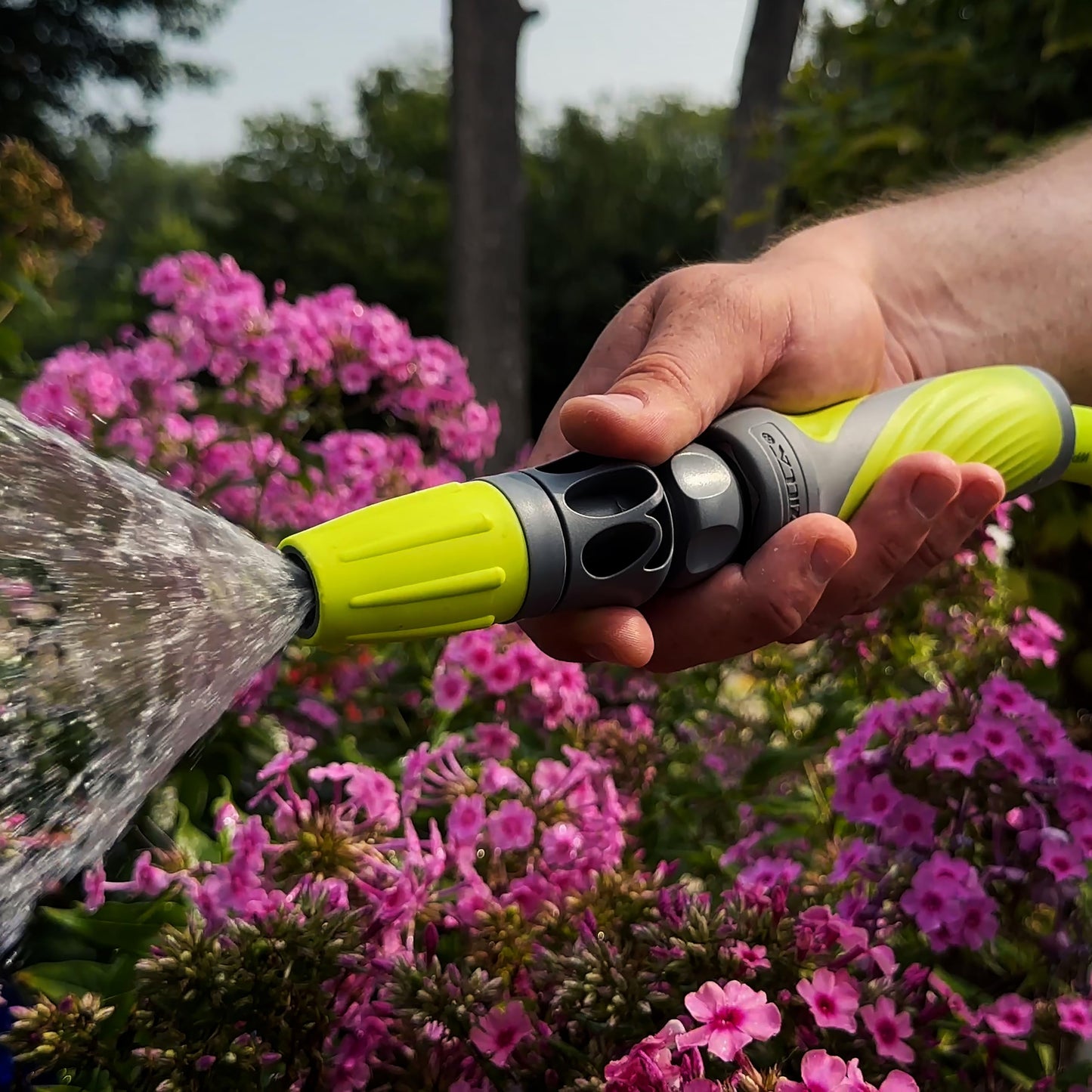 Flexzilla Twist Action Garden Hose Nozzle Sprayer, Adjustable Water Hose Nozzle with Easy Grip, Lightweight, Leak Free