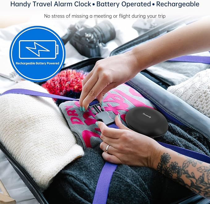 DreamSky Vibrating Alarm Clock for Heavy Sleepers Adults Under Pillow