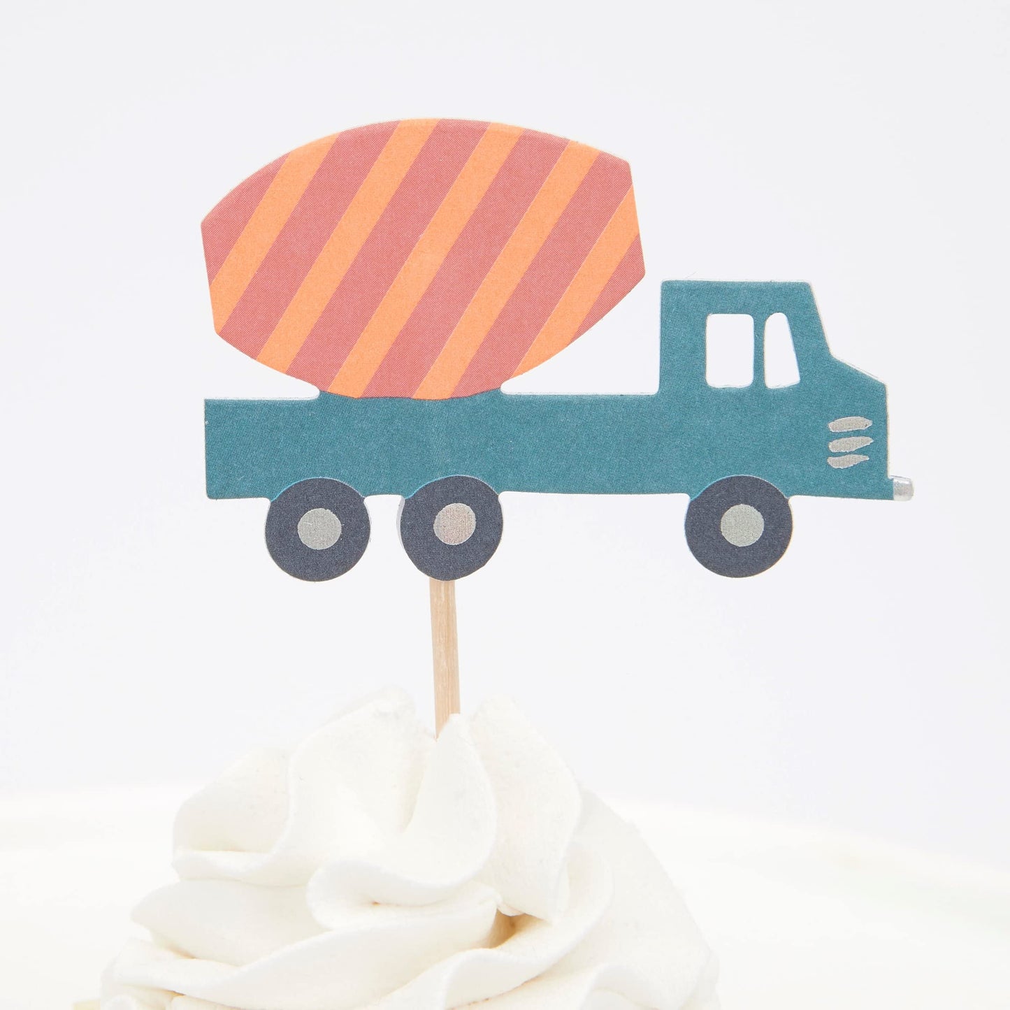 Meri Meri Construction Cupcake Kit (Pack of 24), Construction Cupcake Toppers and Liners for Fun Themed Parties