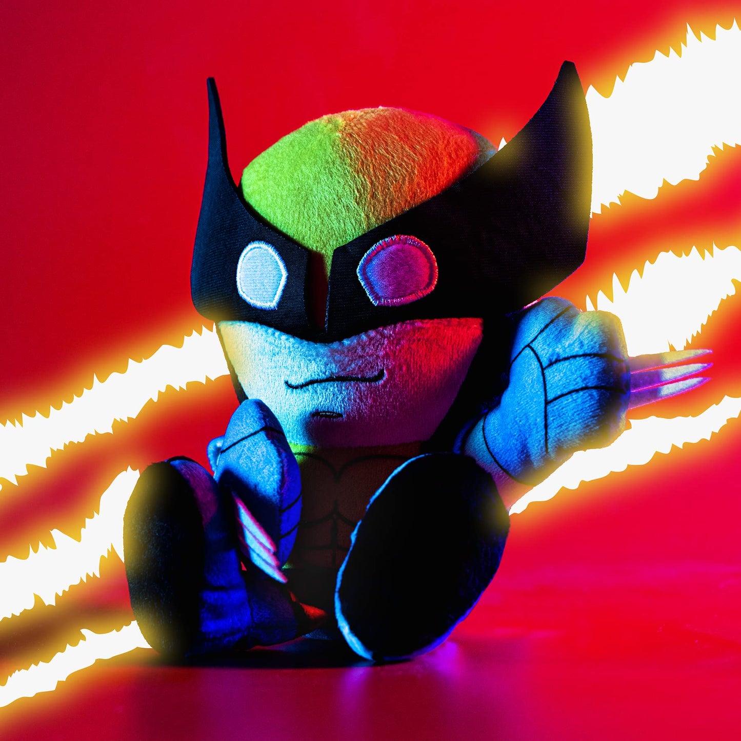 Bleacher Creatures Marvel Wolverine 8" Kuricha Sitting Plush- Soft Chibi Inspired Toy