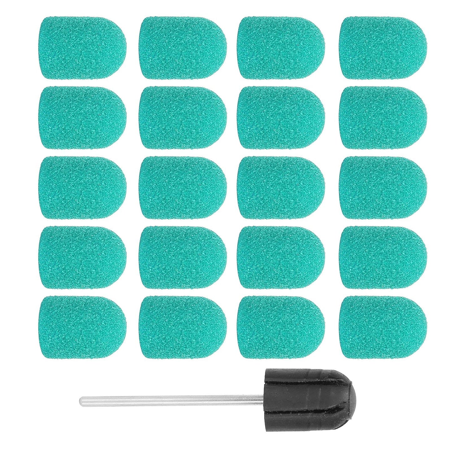 Nail Drill Bits Kit, Nail Art Sanding Nail Drill Bits Polishing Grinding Sanding Bands Set Nail Drill Head Accessory for Manicure Pedicure Nail Polishing Burr Home Salon Use 13 x