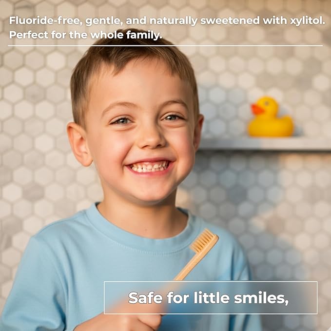 Citrus Yuzu Mint Fluoride-Free Toothpaste Tablets with Nano Hydroxyapatite | Natural Whitening, Enamel Strengthening, Plastic-Free & Travel-Friendly (1 Month Refill)-62 Tablets