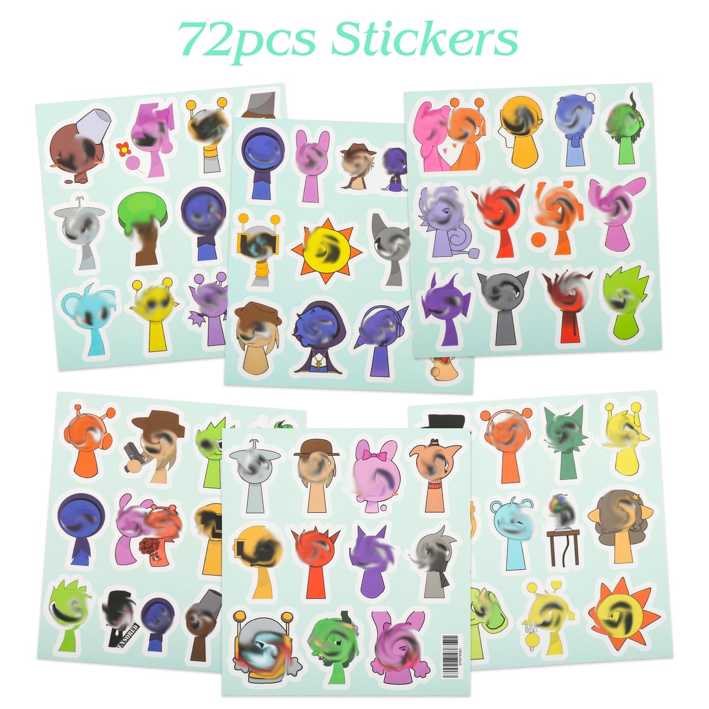 DUMBI 229 PCS Birthday Party Supplies Set – Complete Birthday Decorations with Balloons, Banner, Tablecloth, Cake Toppers, Stickers & Backdrop – Fun Decorations for Kids & Fans