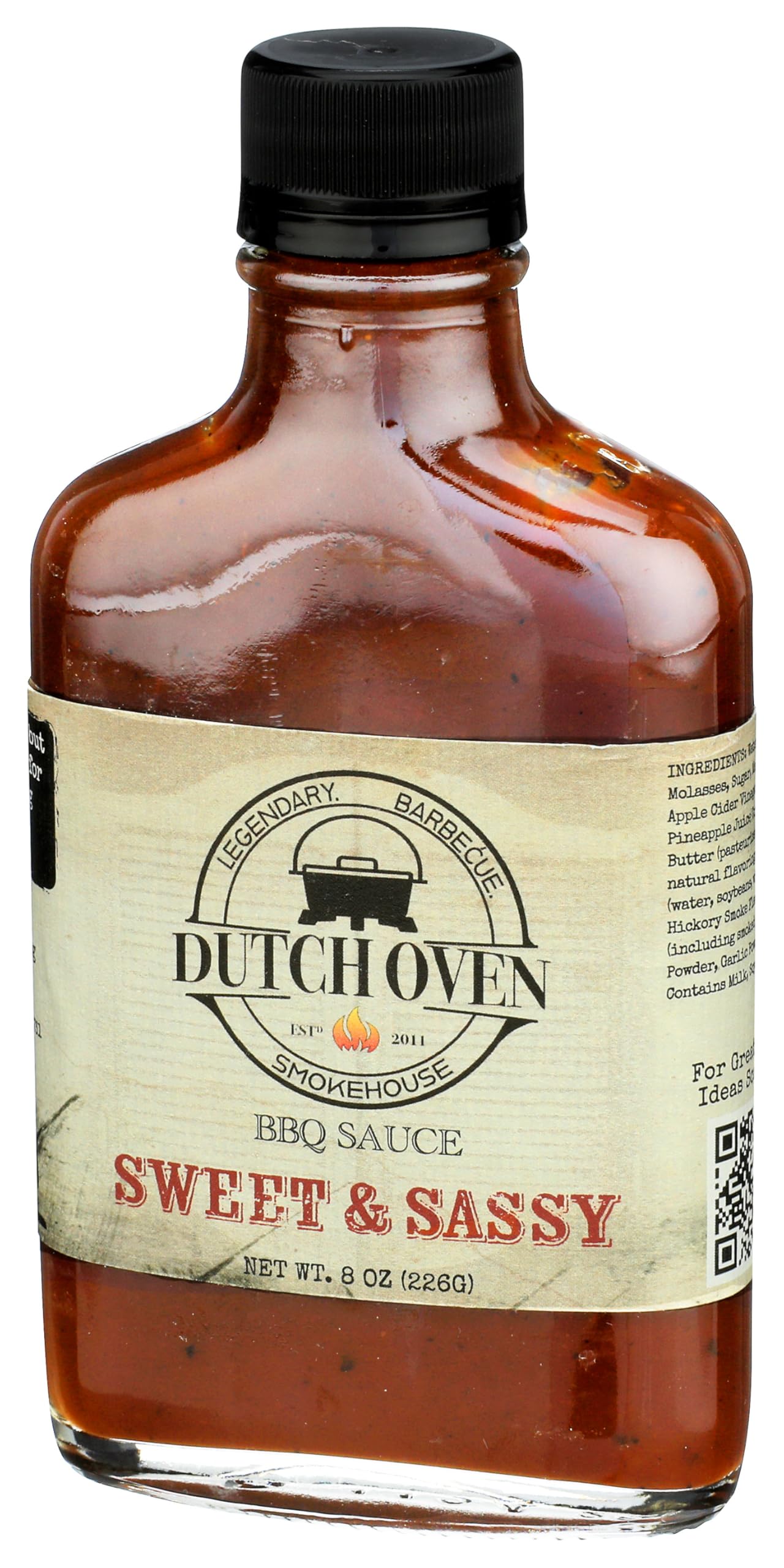 Dutch Oven Smokehouse BBQ Sauce Gift Set - Original 3 Pack with Sweet & Sassy, Brushfire, Colorado Gold - All-Natural, Small-Batch BBQ Sauces - Authentic Western Flavors - Ideal gift for Barbecue Grill Enthusiats