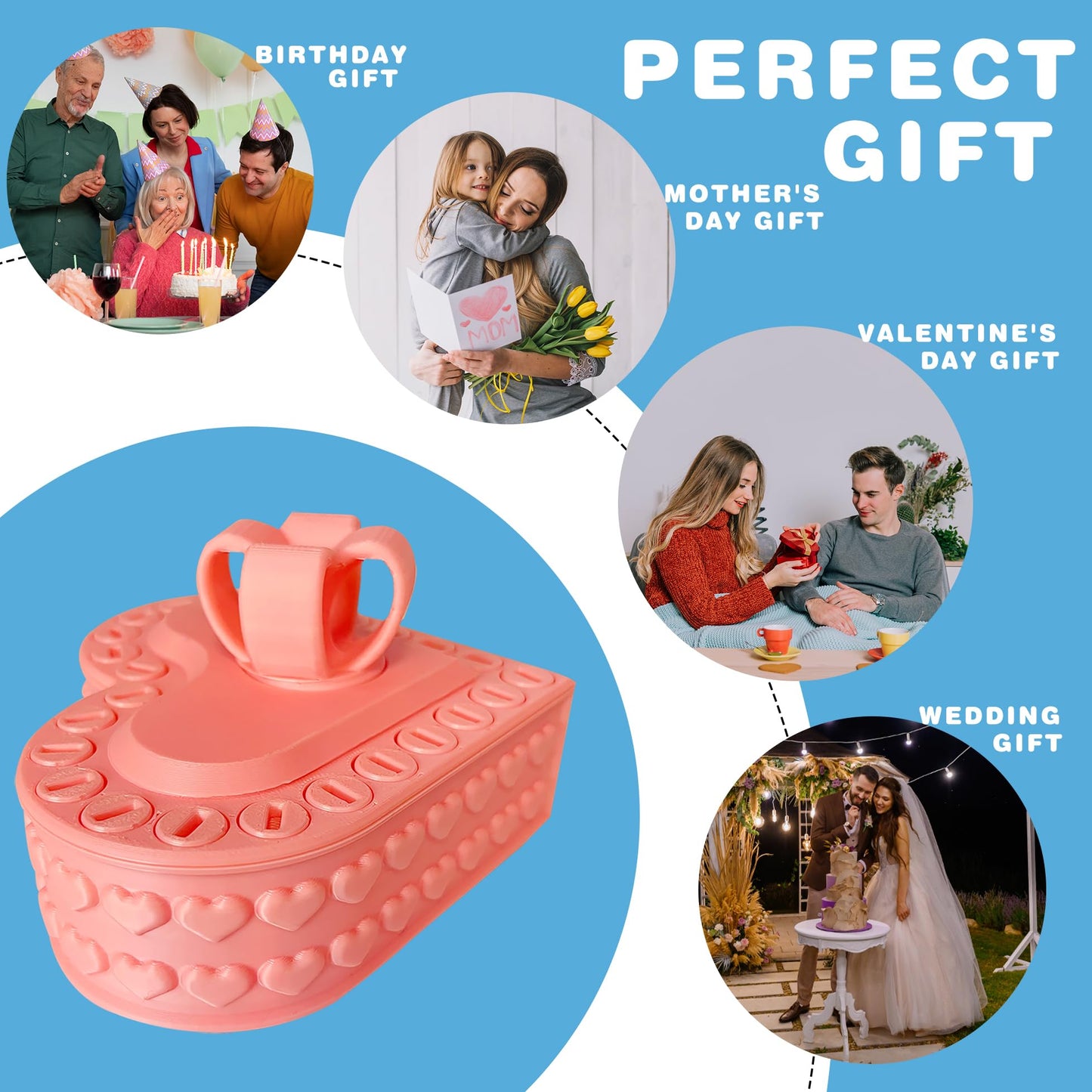 Annoying Gift Box Decorations, Decorative Boxes With Screws, Annoying Prank Boxes For Pranks, Puzzle Gift For Surprising Recipients, Perfect Birthdays And April Fool's Day