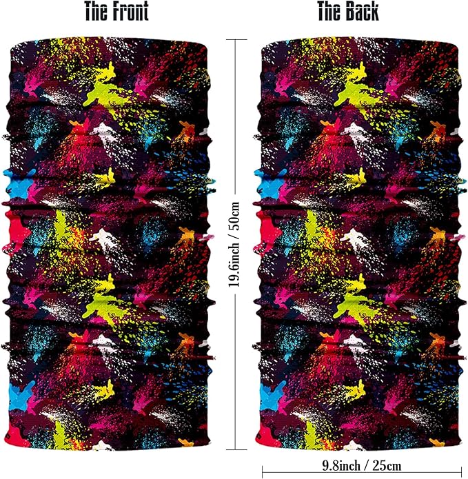 Obacle Neck Gaiter Face Mask Bandana for Dust Wind Sun Protection for Men Women