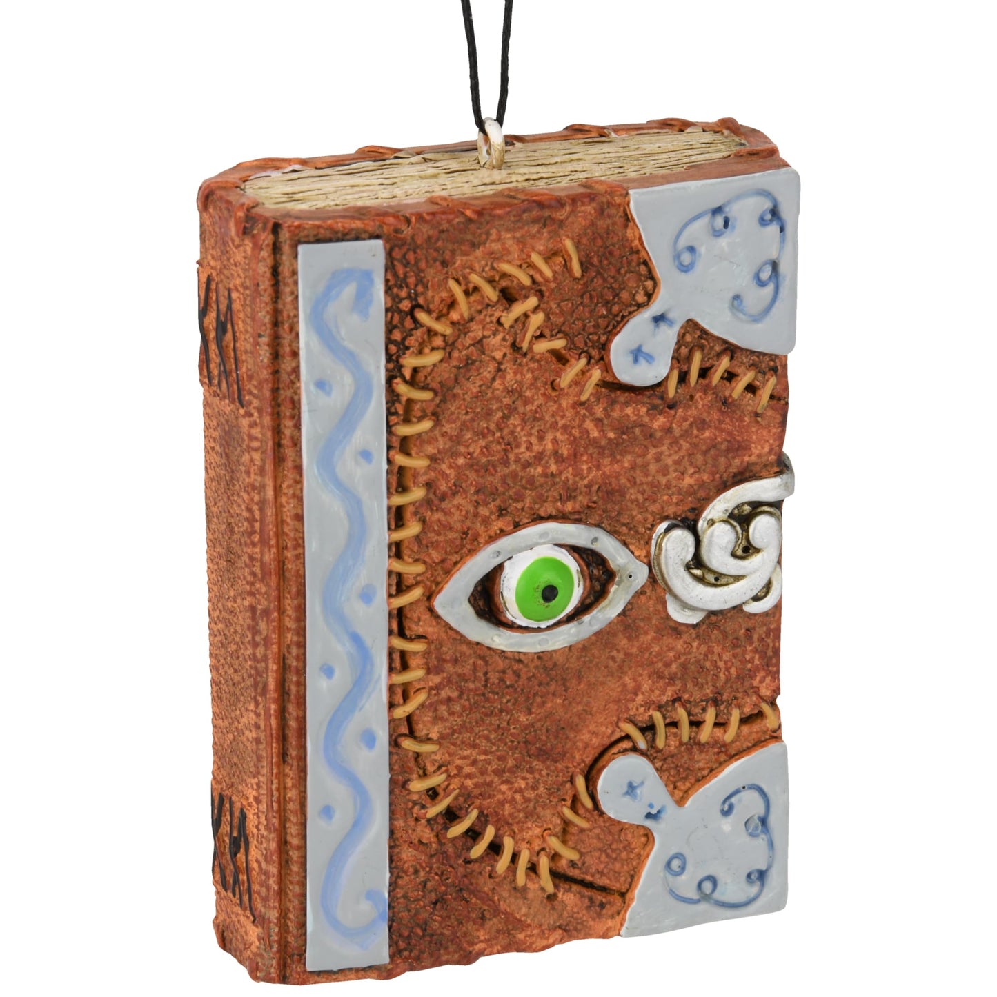 Tree Buddees Book of Spells Halloween Ornament – Witches Creepy Resin Witchcraft Book Decoration Witch Ornaments