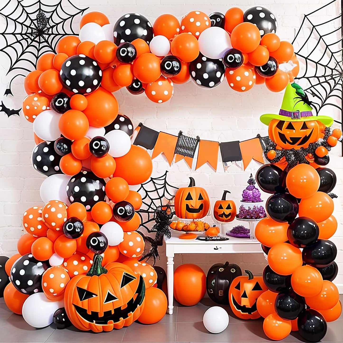 AerWo Balloon Arch Kit Balloon Arch Stand with Base, 9.35Ft & 6Ft High Free Bending Half Arch Balloon Stand for Wedding Birthday Party Baby Shower Yard Lawn Christmas Decorations