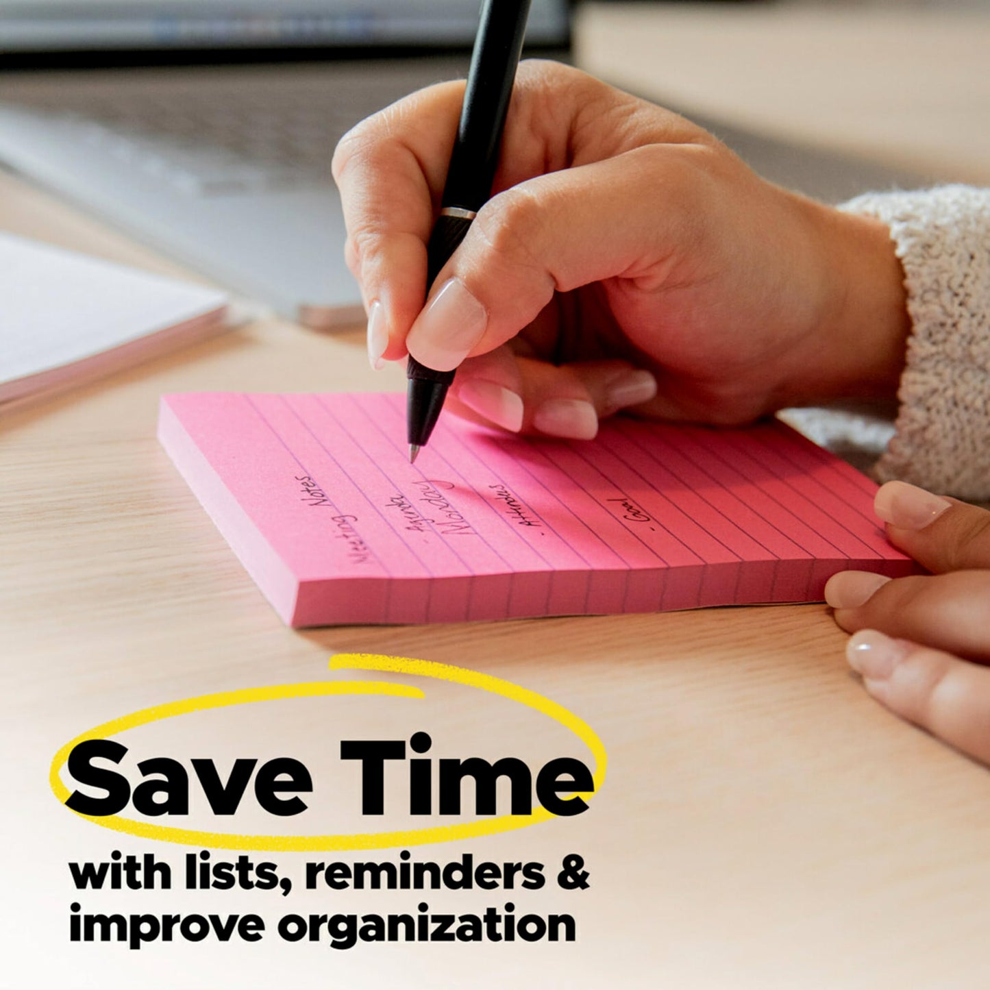 Post-it Dispenser Pop-up Notes, 3x3 in, 24 Pads, Canary Yellow, Clean Removal, Recyclable