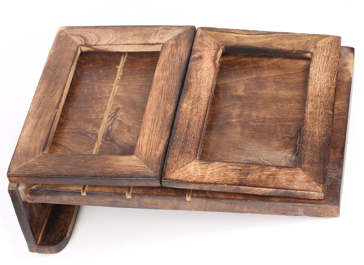 ARTISENIA Hand-Carved Tree of Life Cookbook Stand - Adjustable & Foldable Reading Holder/Kitchen/Office/Desk