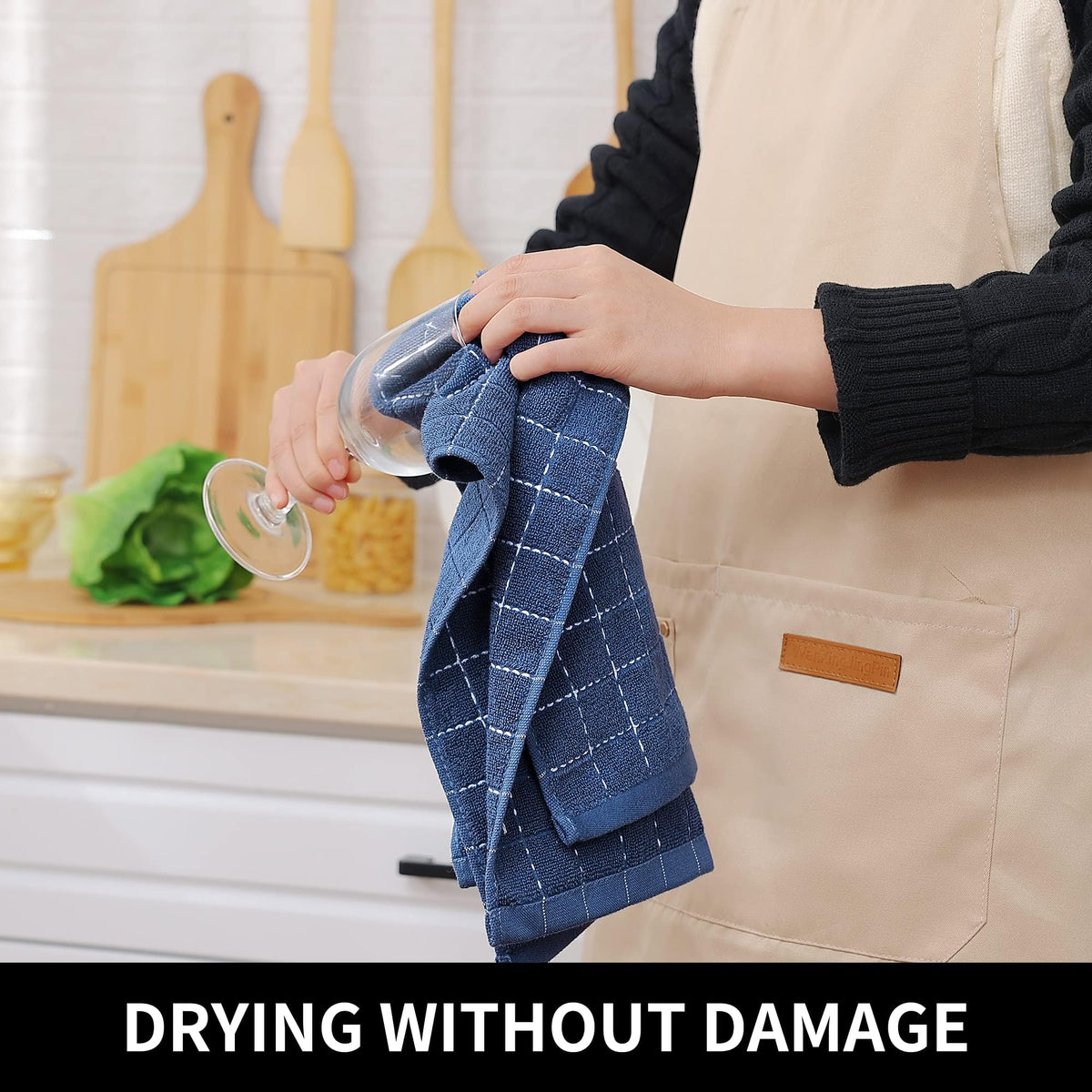 100% Cotton Terry Kitchen Towels (18 Count)