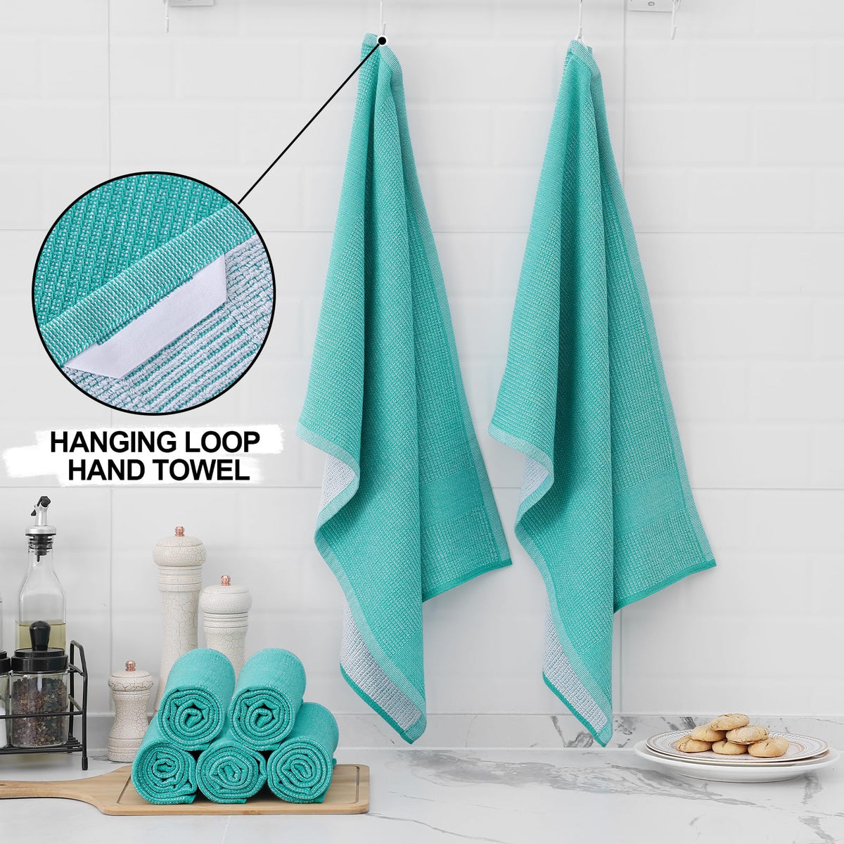 380 GSM Cotton Premium Kitchen Towels 3 Pack (3 Count)