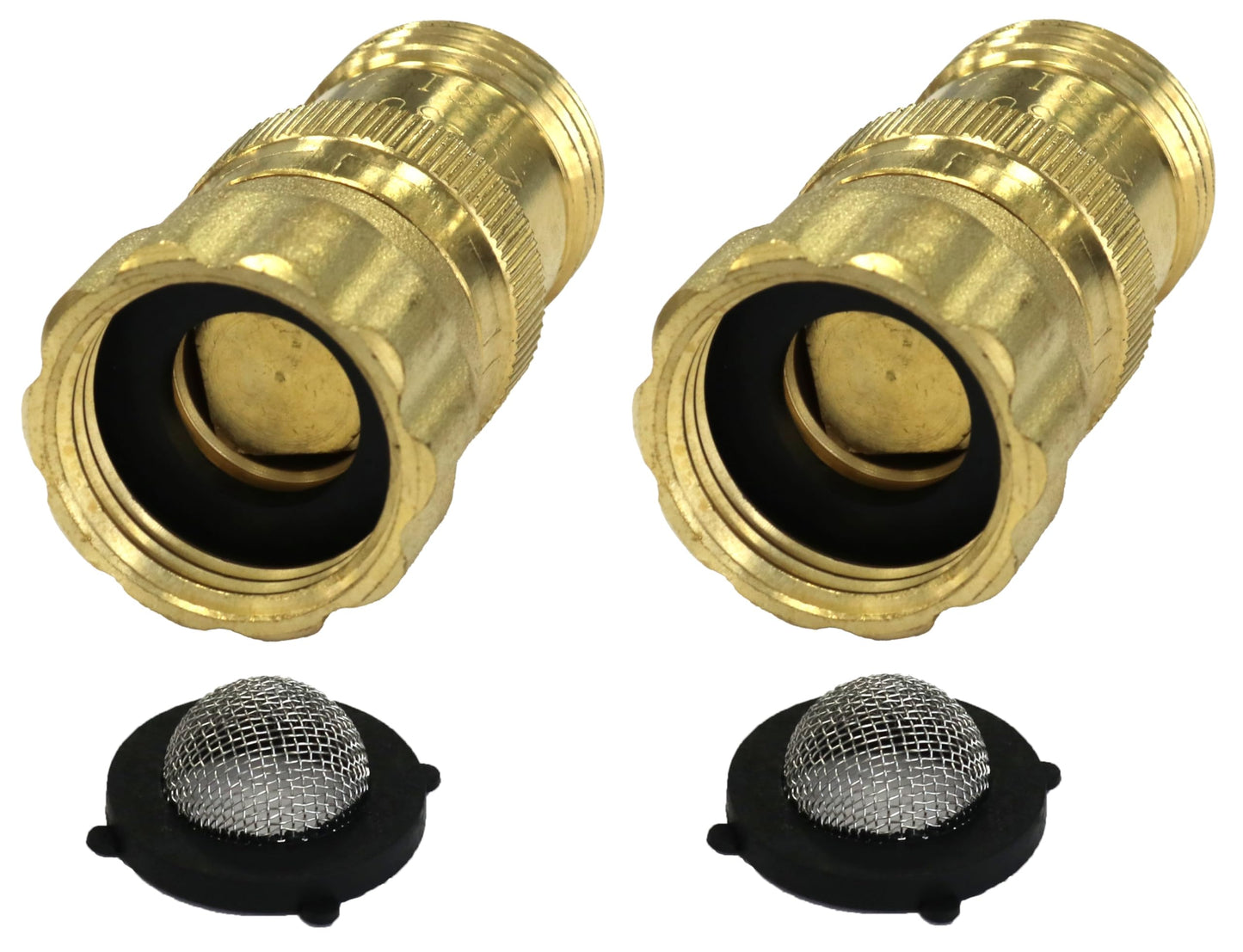 Vibrant Yard Co. Heavy Duty Brass Pressure Regulator 25 PSI for Drip Irrigation System and Soaker Hose with 3/4" Thread Connection