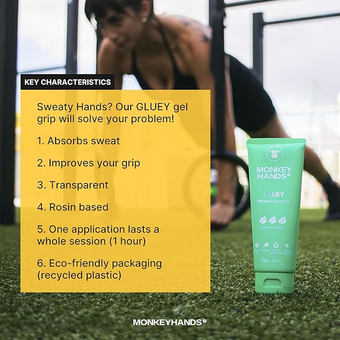 MONKEY HANDS MonkeyHands Gel Grip Pole Dance, Calisthenics, Rings, Parkour, Gymnastics, Padel, Tennis and More - High Performance - Skin Friendly, Vegan