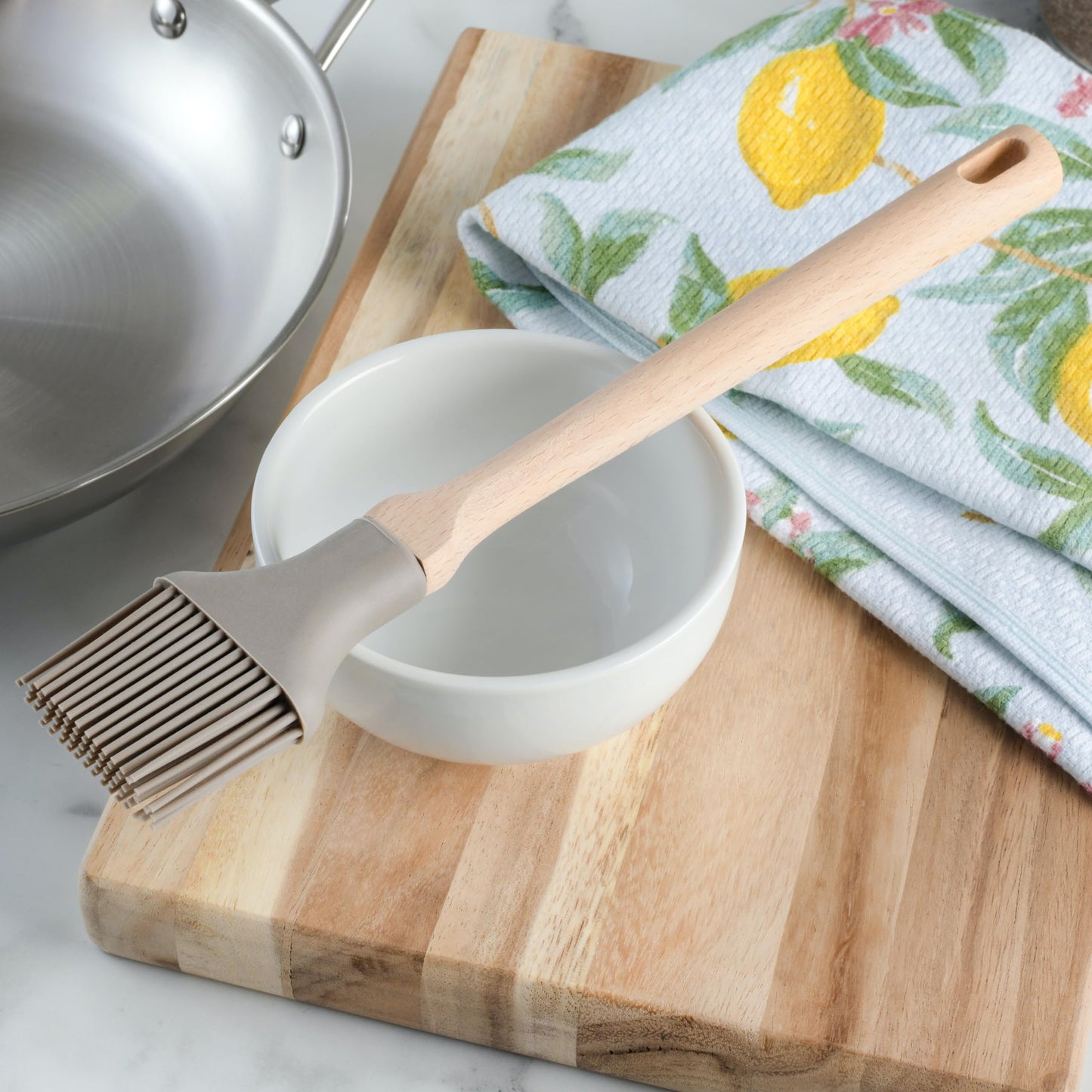 Martha Stewart Bainford Silicone Brush w/Beech Wood Handle
