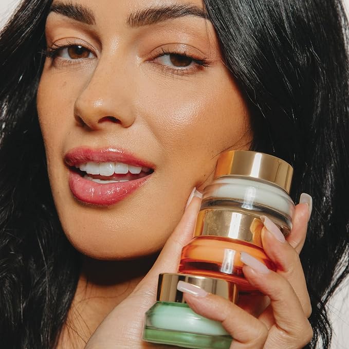 Poppy & Pout Island Coconut Overnight Lip Mask – Natural Lip Care with Shea Butter & Beeswax – Cruelty Free, Recyclable Glass Jar (0.65 oz)