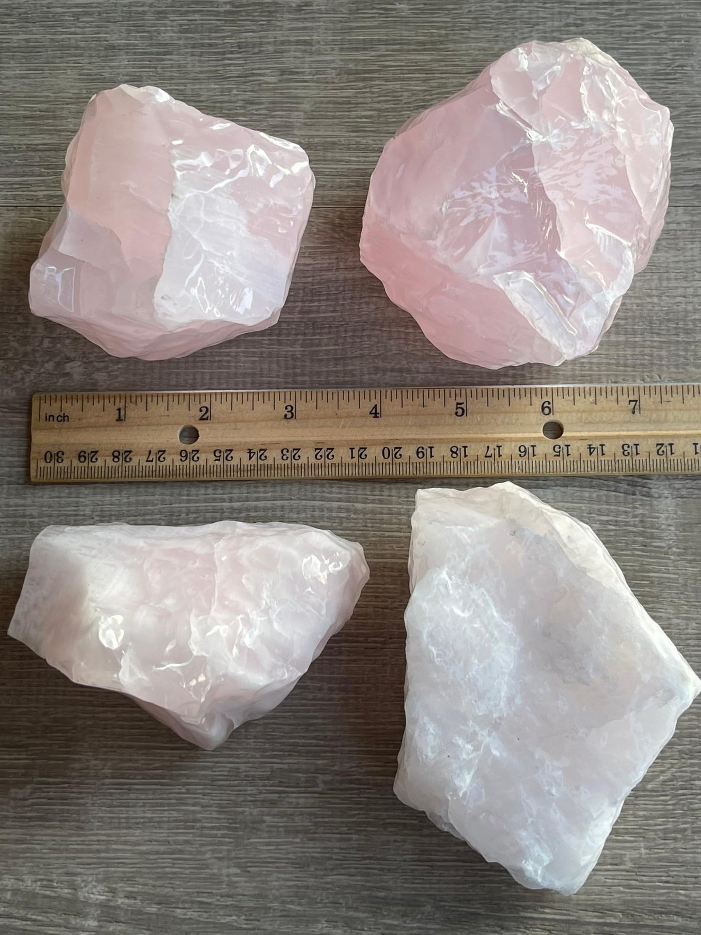 GAF TREASURES XL Pink Calcite Raw Stone, 3-4" Natural Calcite Healing Crystal (Pink Calcite, 0.5-1 lb)