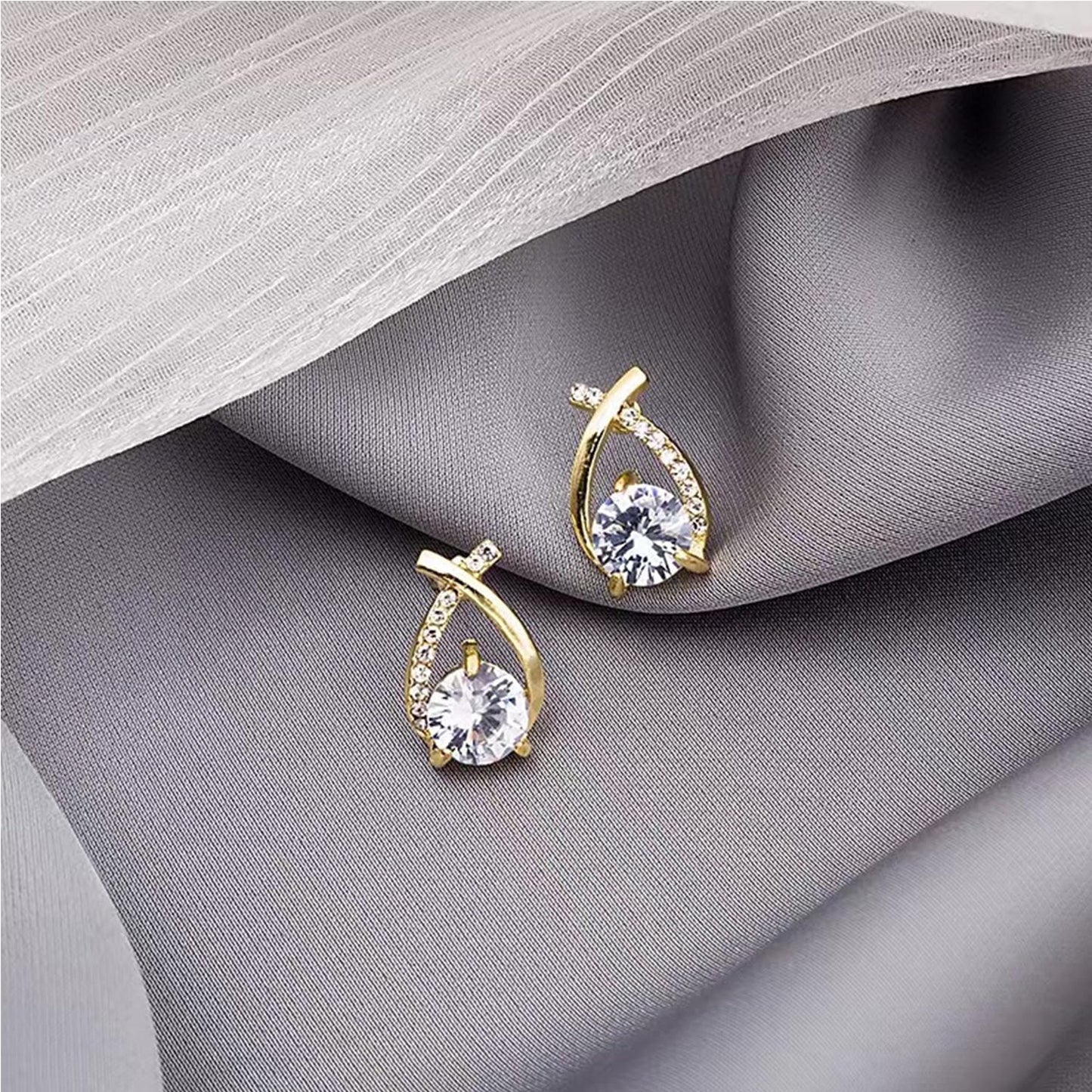 Lymphatic Earrings for Women Halolux Lymphvity Germanium Drainage Therapy Negative Ion Lymph Detox Earrings Jewelry (Gold2+Silver2)