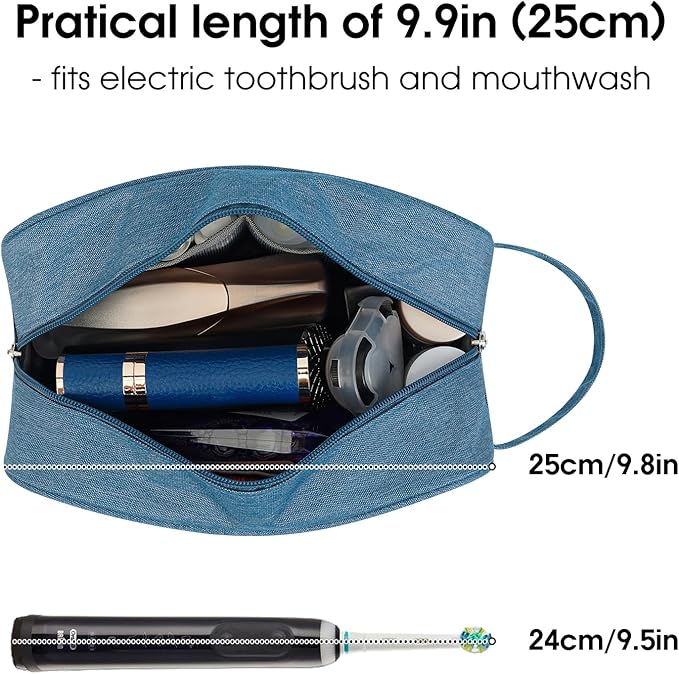 Narwey Travel Toiletry Bag for Women Traveling Dopp Kit Men Travel Bag for Toiletries Cosmetic Bag Makeup Bag Medicine Bag for Traveling