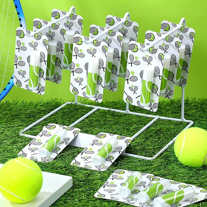 35 Pack Christmas Lip Balm Gifts Bulk Tennis Party Favors Christmas Tennis Sports Team Inspirational Gifts for Women Sports Lovers Players Team Teen Adults Coach Xmas Stocking Stuffers