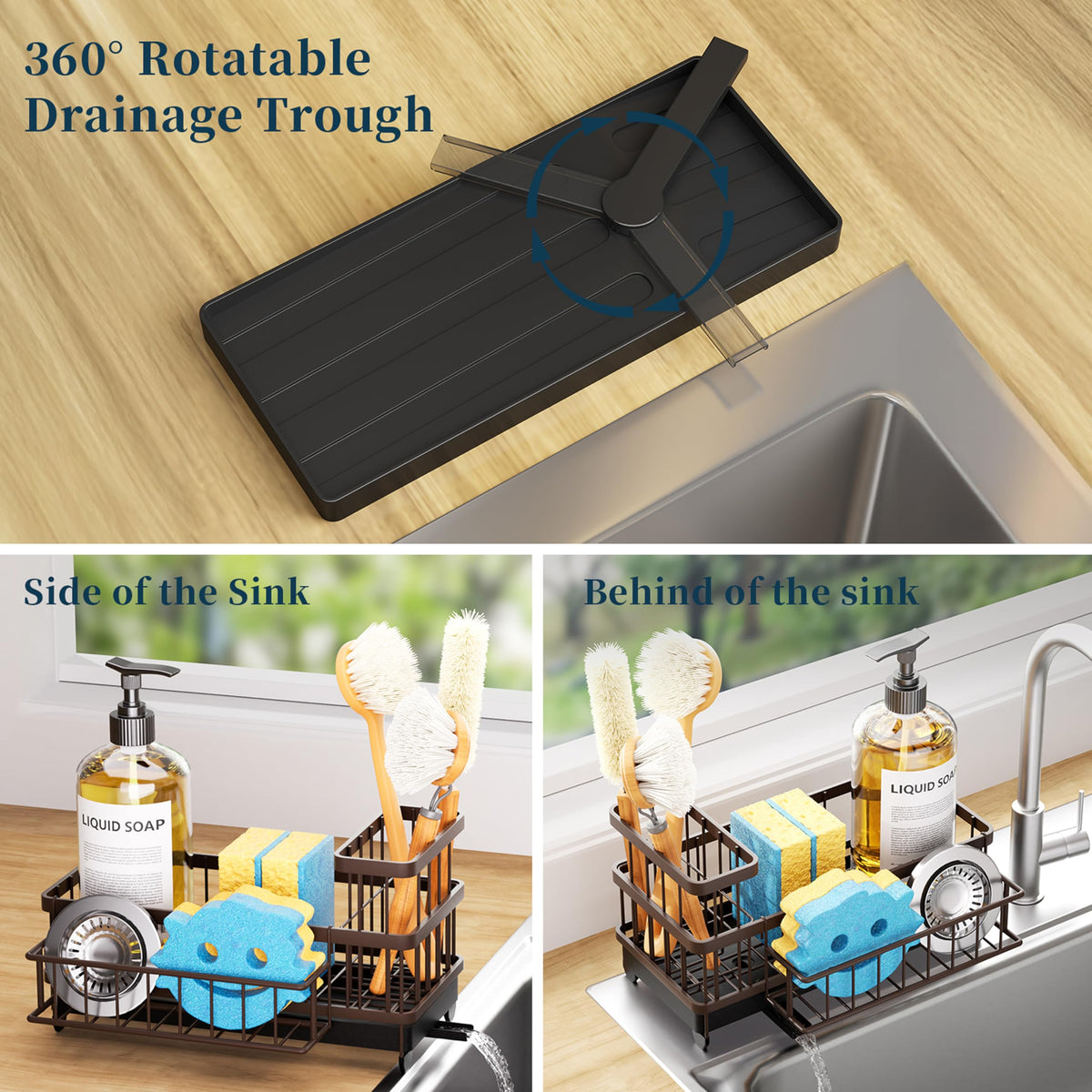 Sponge Holder for Kitchen Sink