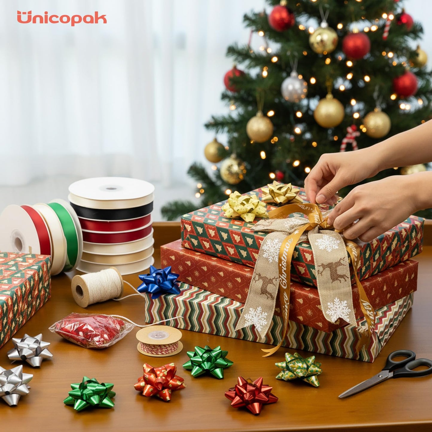 UnicoPak 12 Pack XLarge White Gift Boxes with Lids for Presents, 4-inch Deep Robe Boxes, 17x11x4 Inches