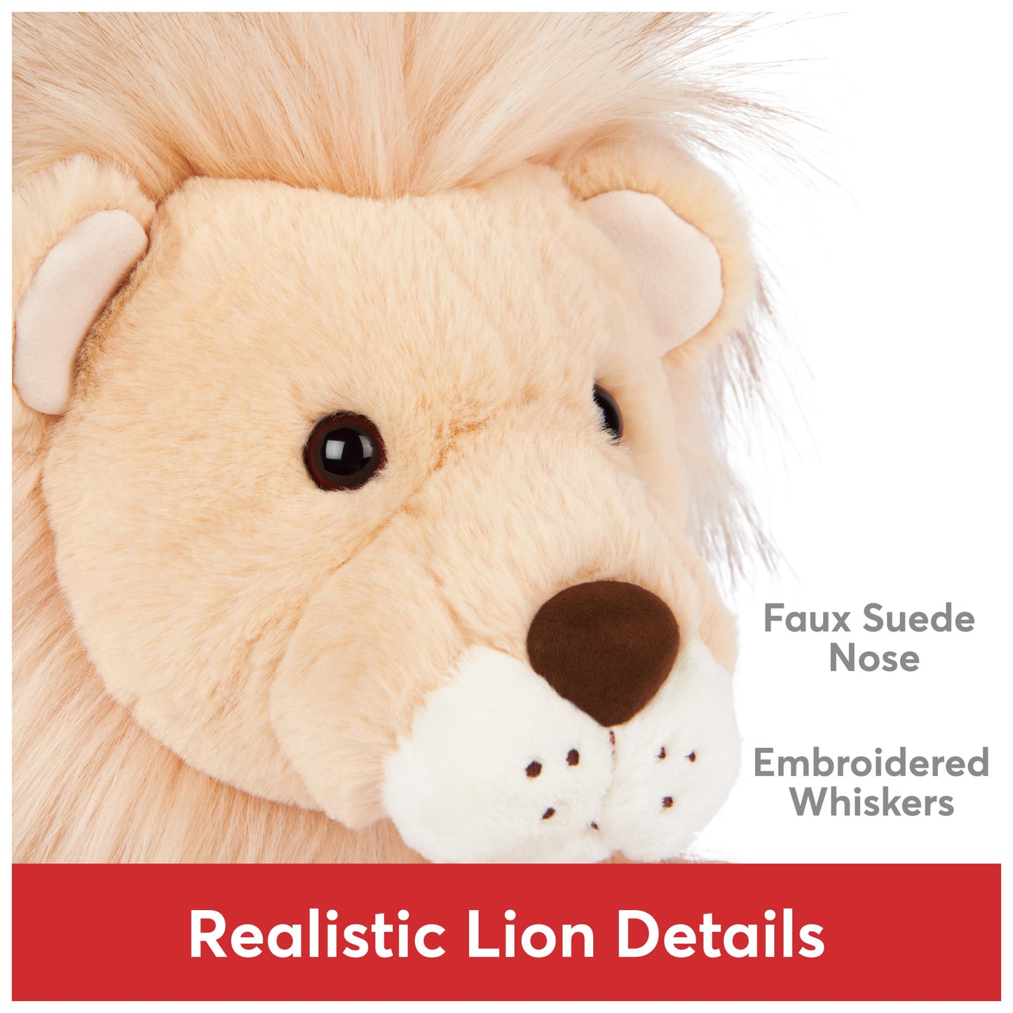 GUND Regis Lion Plush, Lion Stuffed Animal for Ages 0 and Up, Tan/Gold, 12"
