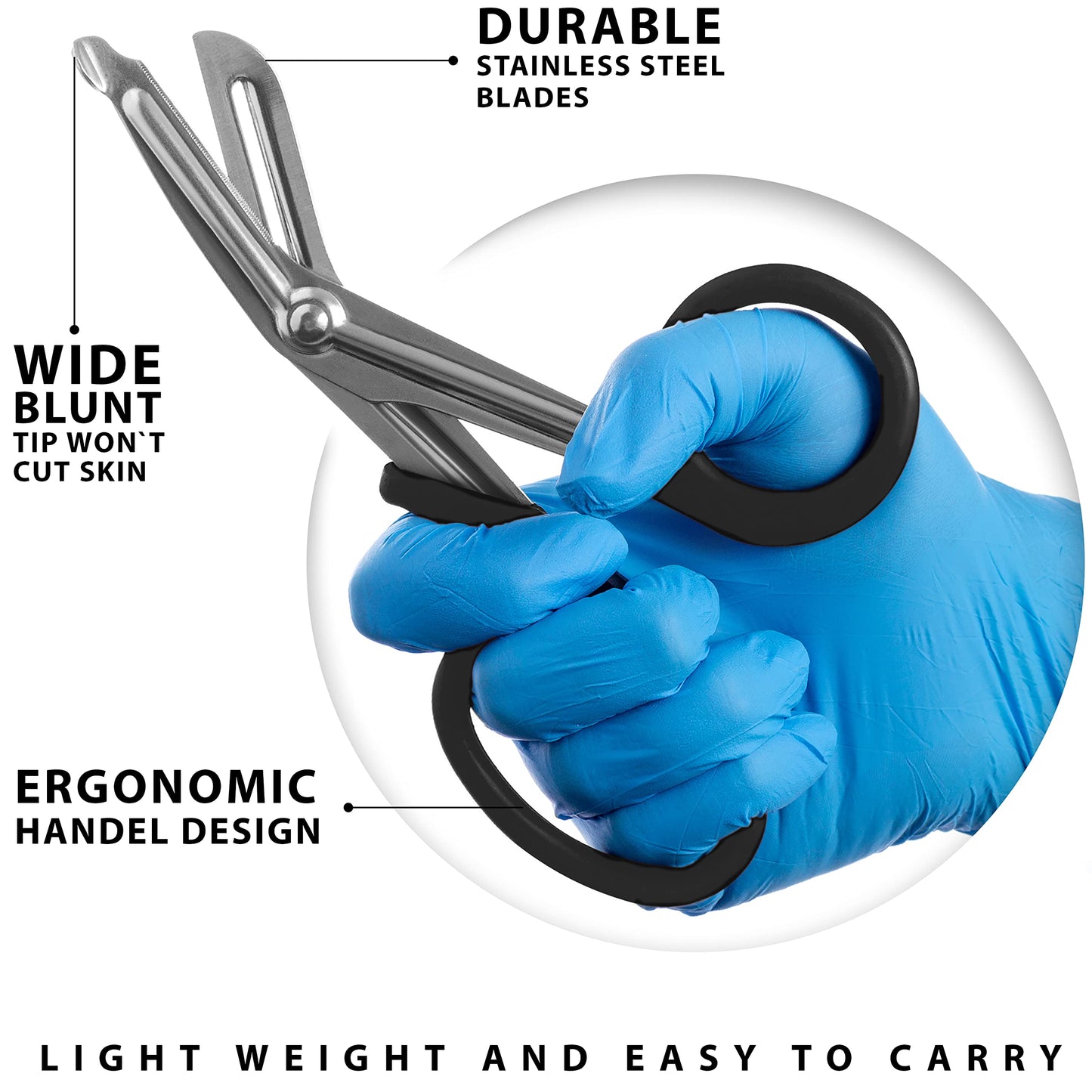 ASA TECHMED Nurse Utility Belt – Complete Medical Belt Utility Kit, Pro Pack Pocket Organizer Pouch Hip Bag for EMT, CNA, NP, PA, Student, Black