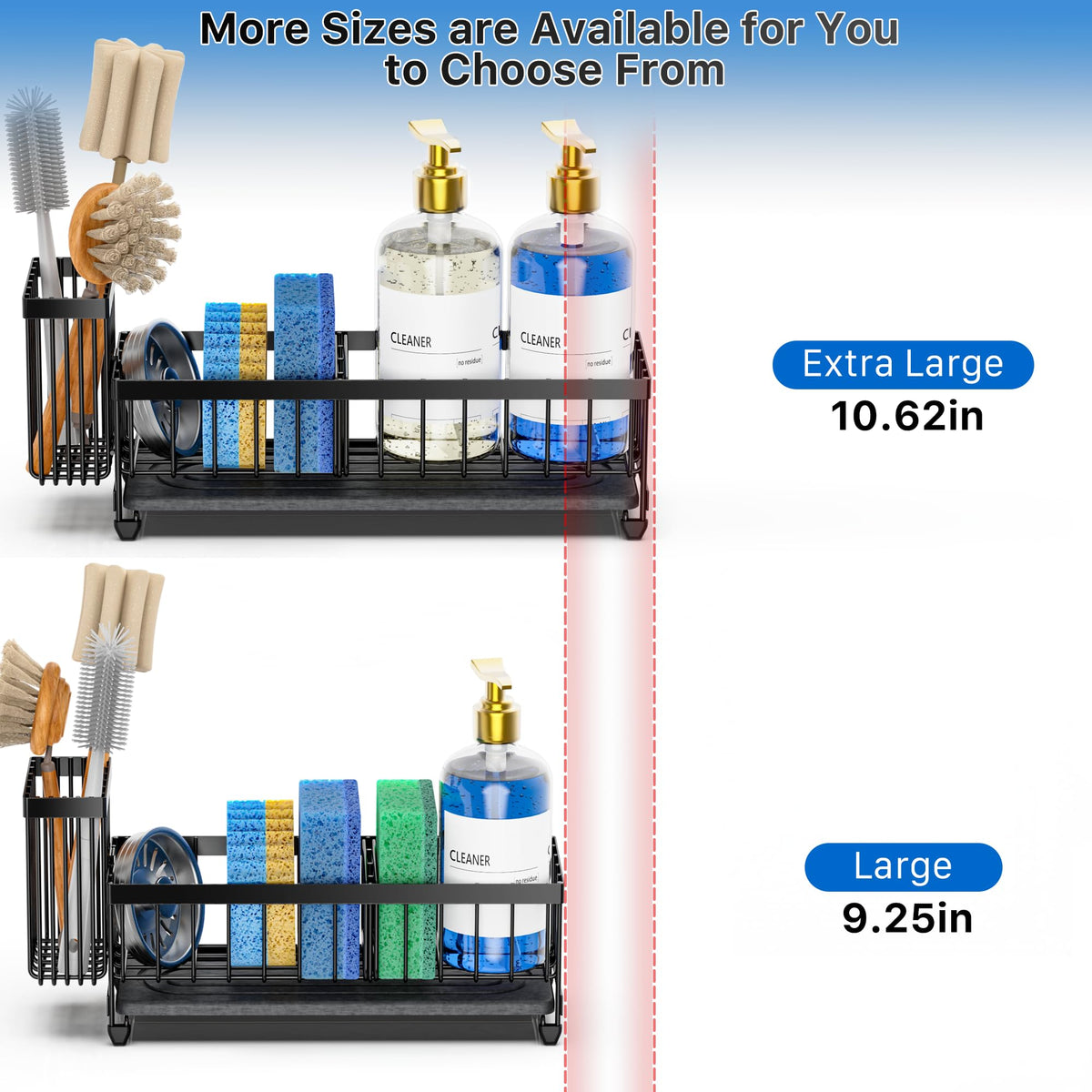 10.62'' Sponge Holder for Kitchen Sink