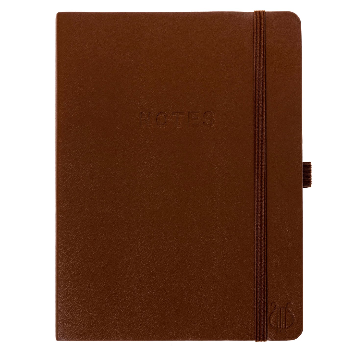 Graphique Apollo Vegan Leather Journal | Hardcover Notebook | 192 Lined Pages | Inner Pocket, Pen Loop, Elastic Closure | Work, Diary, Notes | 6” x 8”
