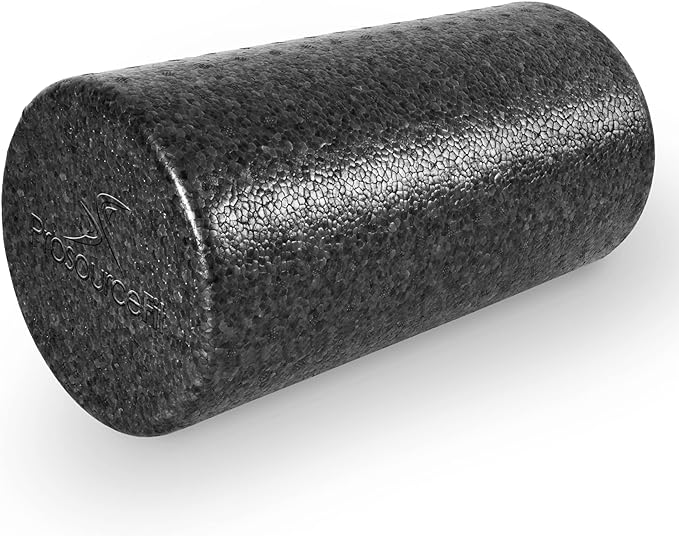 ProsourceFit High Density Foam Rollers 18 - inches Long, Firm Full Body Athletic Massager for Back Stretching, Yoga, Pilates, Post Workout Trigger Point Release, Pink