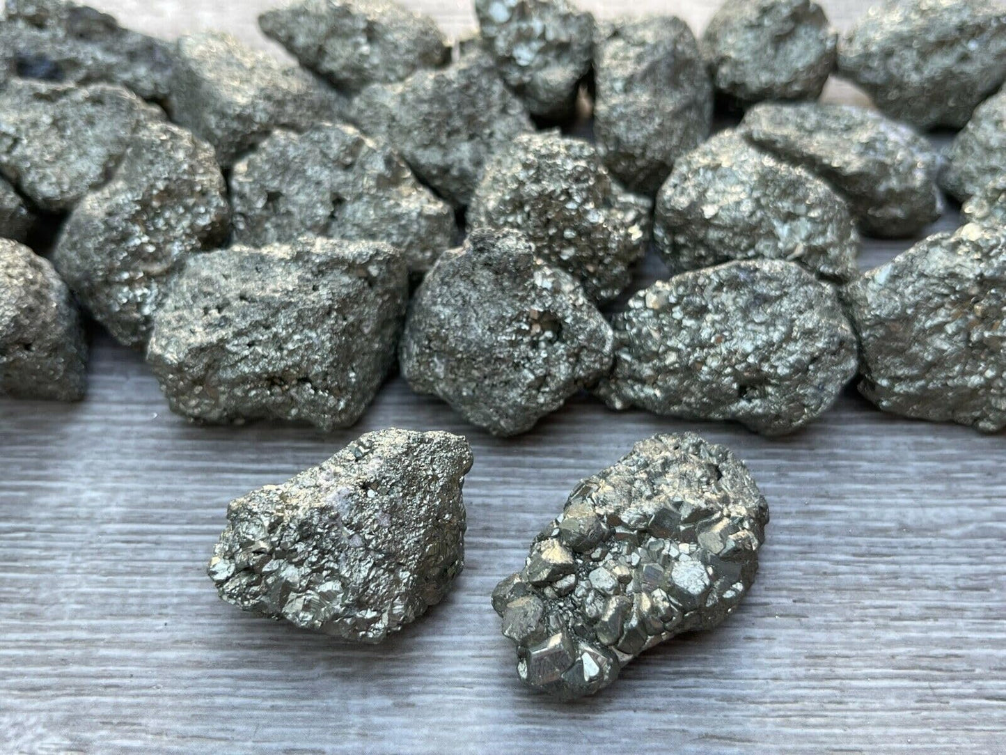 GAF TREASURES Wholesale Raw Pyrite Crystals, Natural Pyrite Stone, Natural Rough Pyrite Crystals, Pyrite Rough, Pyrite Healing Crystals (Pyrite, 0.25 Pound)