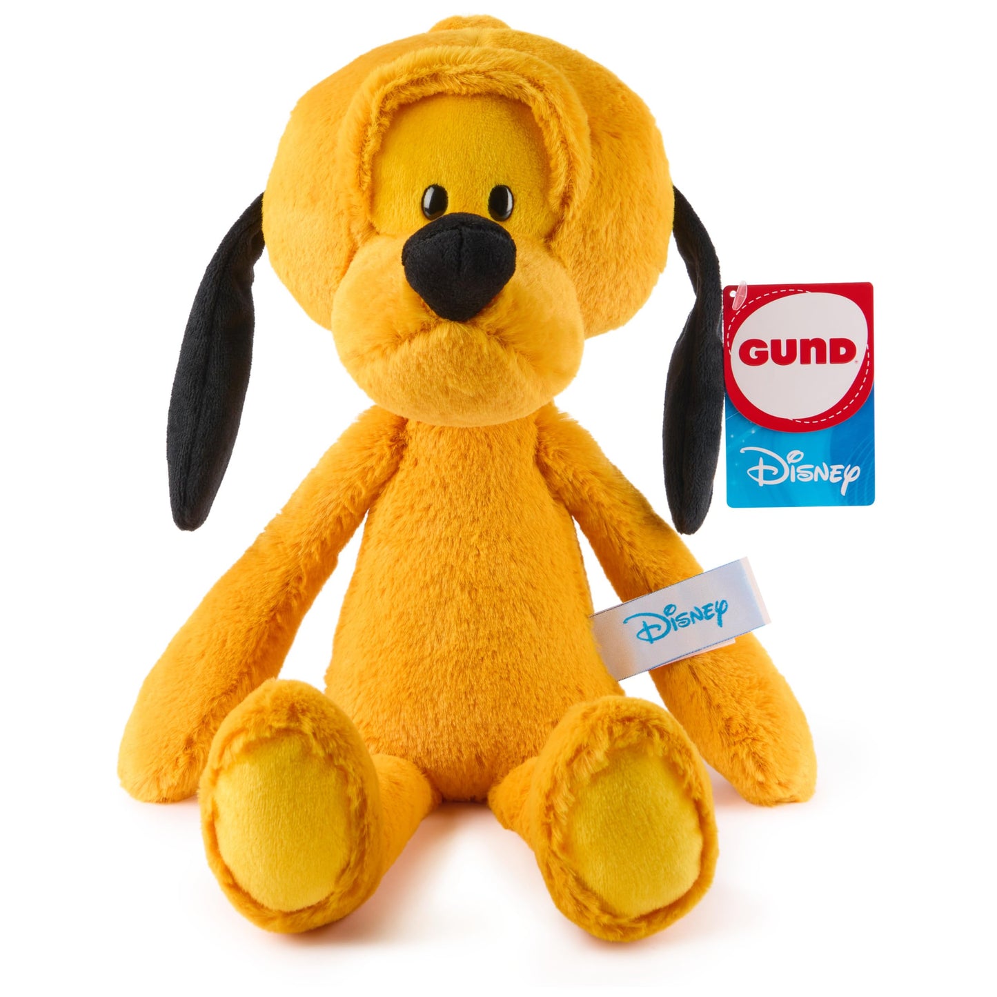GUND Disney Official Pluto Toothpick Plush, Pluto Dog Stuffed Animal for Ages 1 and Up, Yellow, 15”