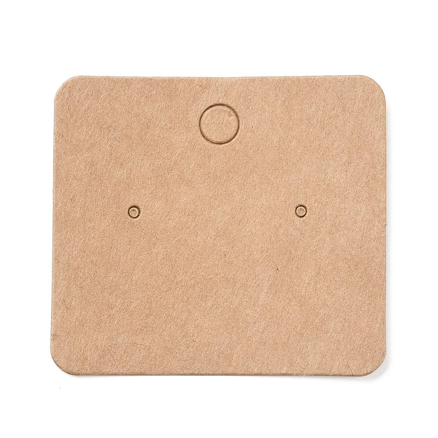 Airssory 400 Pcs 2x1.8" Blank Kraft Paper Earring Display Cards Earring Display Holder Cards for Earrings Jewelry Display