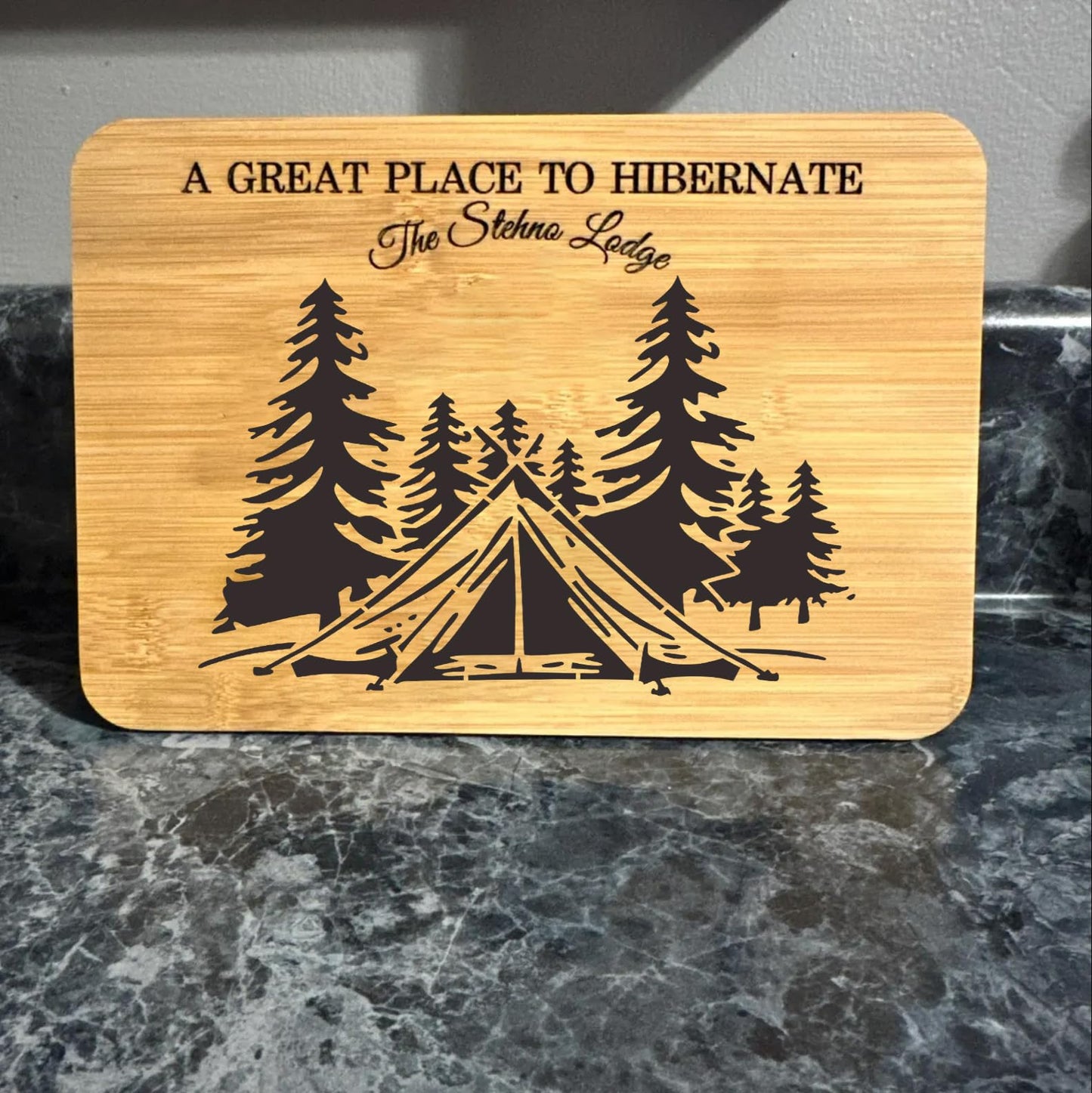 Wood Burning Stencils for Crafts Reusable Forest Wildlife Stencils Mountain Scene Stencil for Painting on Wood Fabrics DIY Crafts