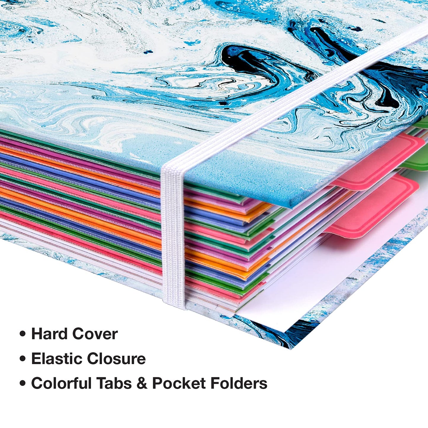 Global Printed Products Budget Planner & Monthly Bill Organizer With 12 Envelopes and Pockets. Expense Tracker Notebook and Financial Planner Budget Book to Control Your Money, 8.5" x 11", Blue Marble