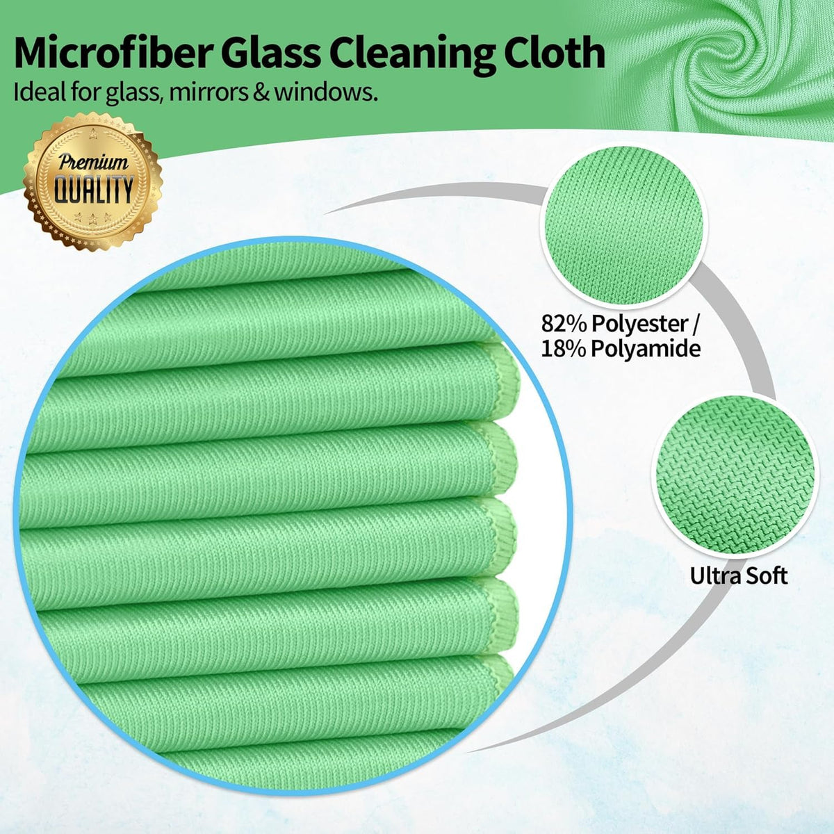Microfiber Cleaning Cloth (6 Count)