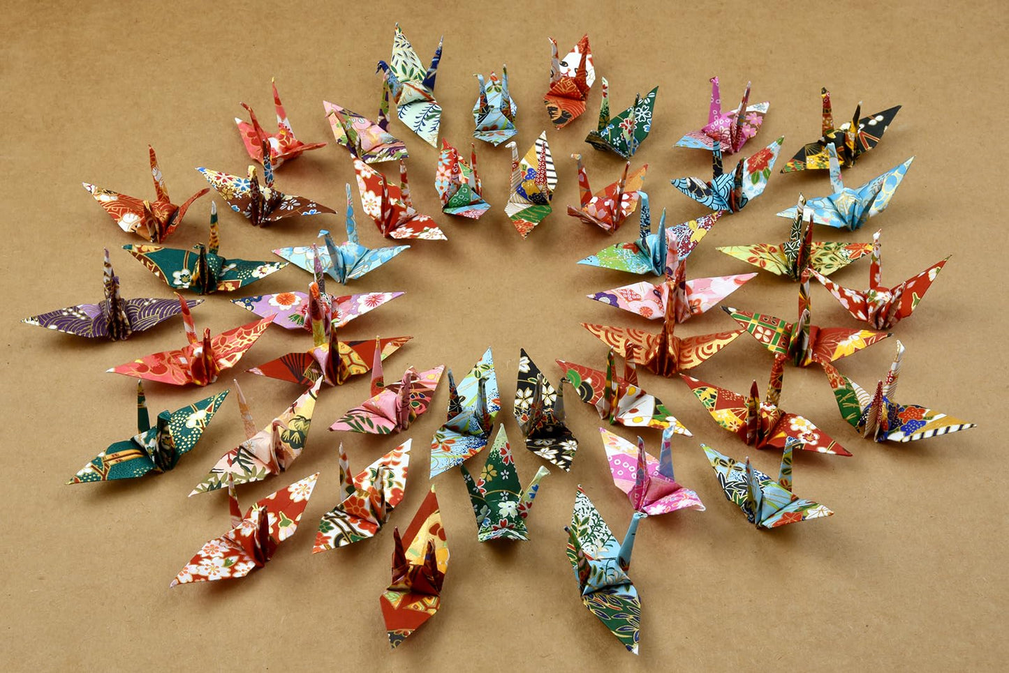 50 Origami Paper Yuzen Washi Paper Different Patterns Japanese Print 6x6 inches for Wedding Decor Japanese Designs, Mixed Patterns for Origami, Scrapbooking, DIY Gifts Origamipolly