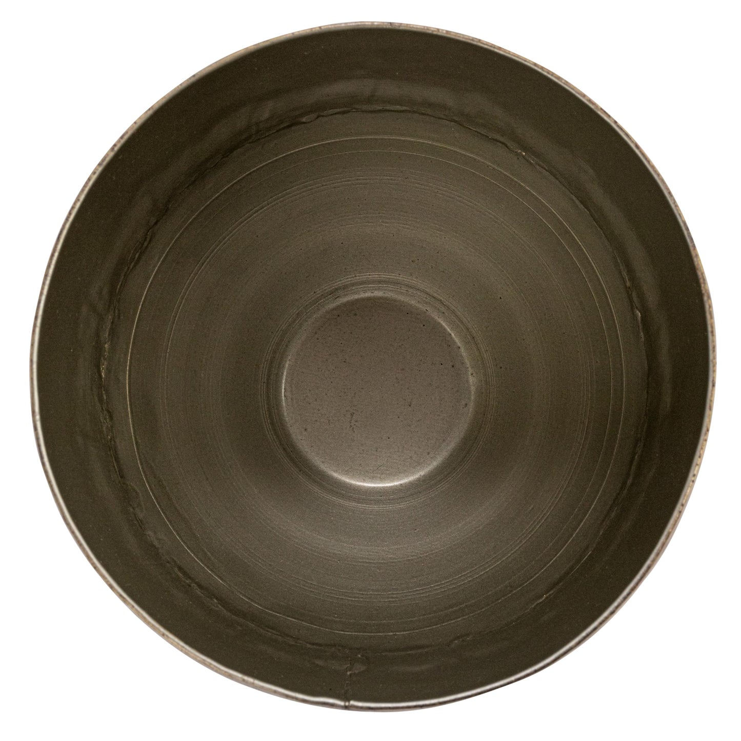 Creative Co-Op Various Round Metal Planters with Distressed Finish, Pewter, Set of 3