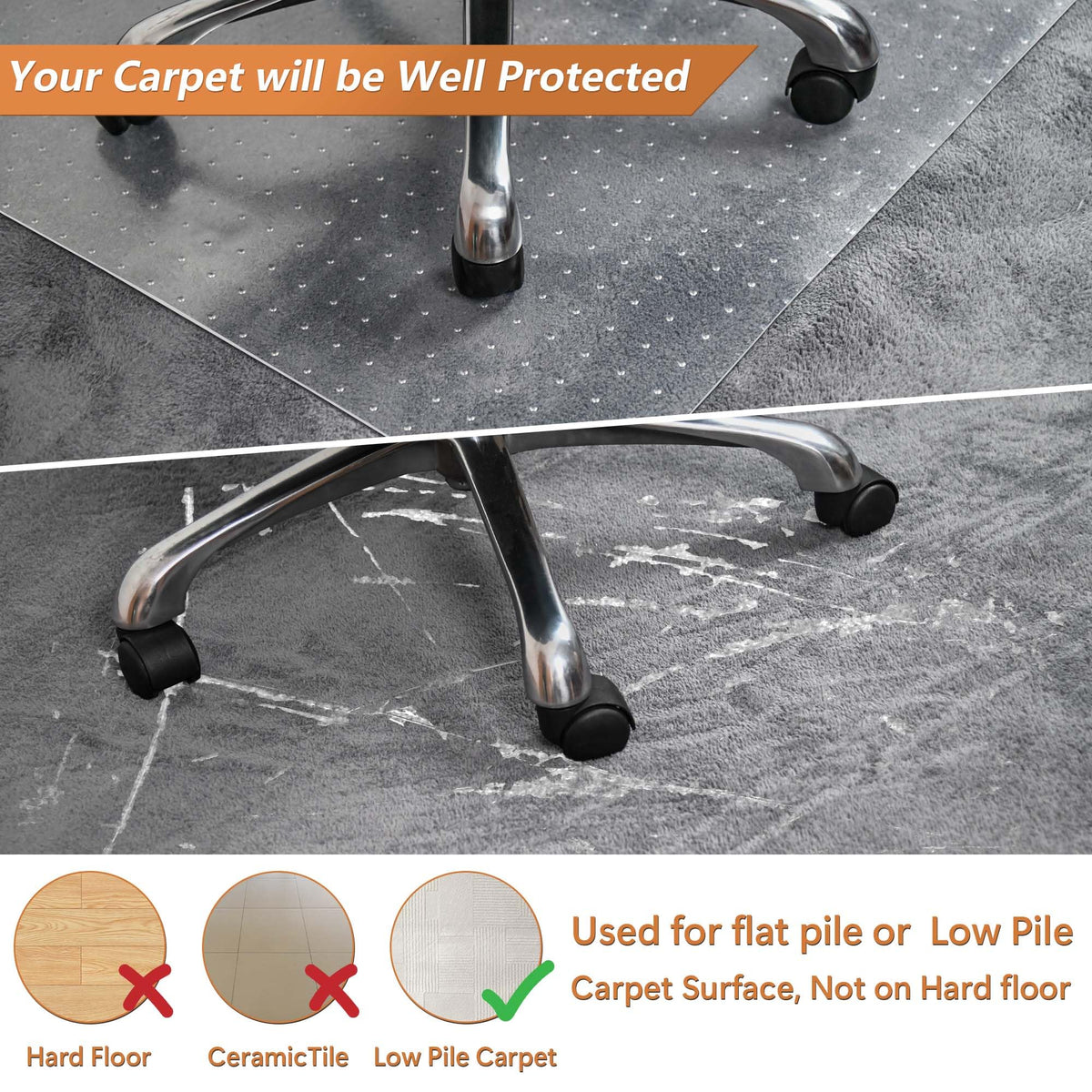 Office Chair Mat for Carpets