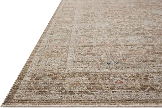 Loloi Chris Loves Julia Ida Collection IDA-03 Bark/Multi 7'-10" x 10', .19" Pile Height, Area Rug