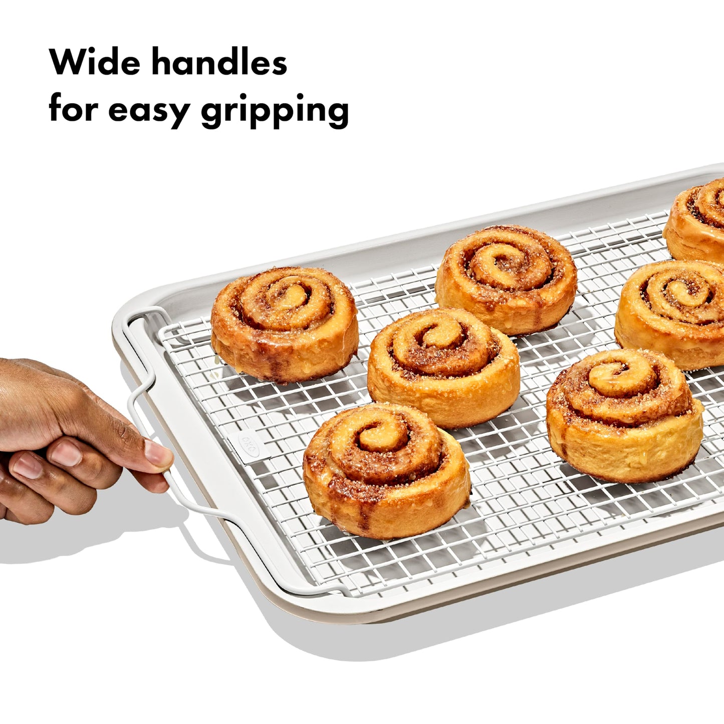 OXO Good Grips Non-Stick Pro Ceramic Coated Cooling and Baking Rack, Cooling Rack