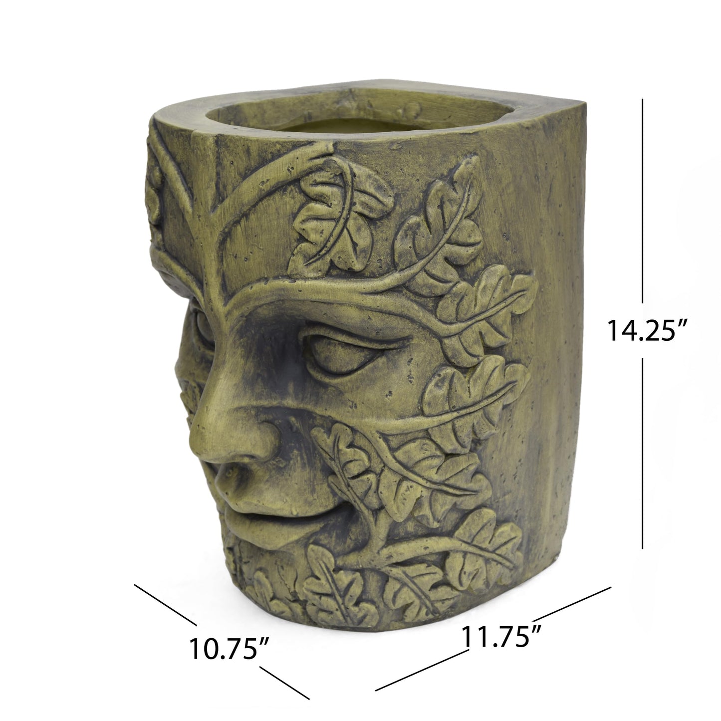 agnixnaf Garden Urn Planter,Flower Urn,Plant Pots,Sturdy Construction,Outdoor Flower Pots Home Garden,No Assembly Required