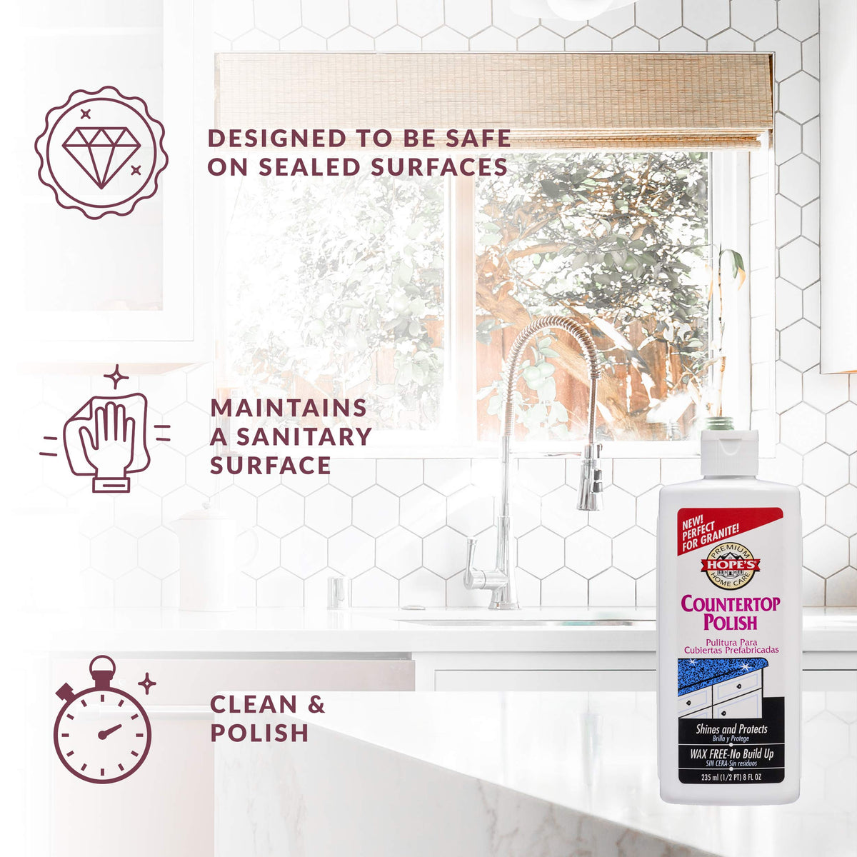 Countertop Restoration Polish (8 Ounce)